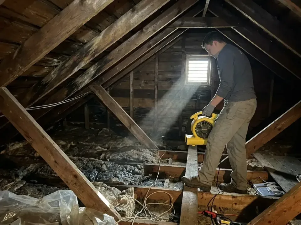 attic-water-damage-drying-proc-007 — frequently asked questions, Emergency Water Extraction & 24/7 Flood Response in Mullica…